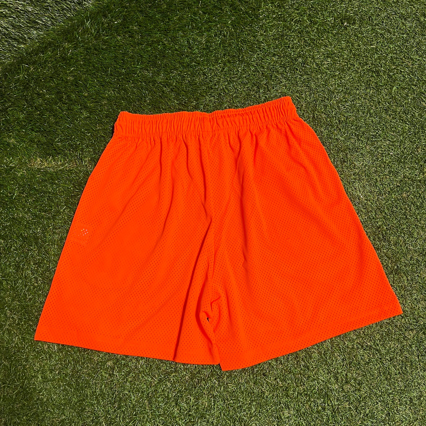 Eric Emanuel Green Logo Orange Shorts Size XL NEW x13450
