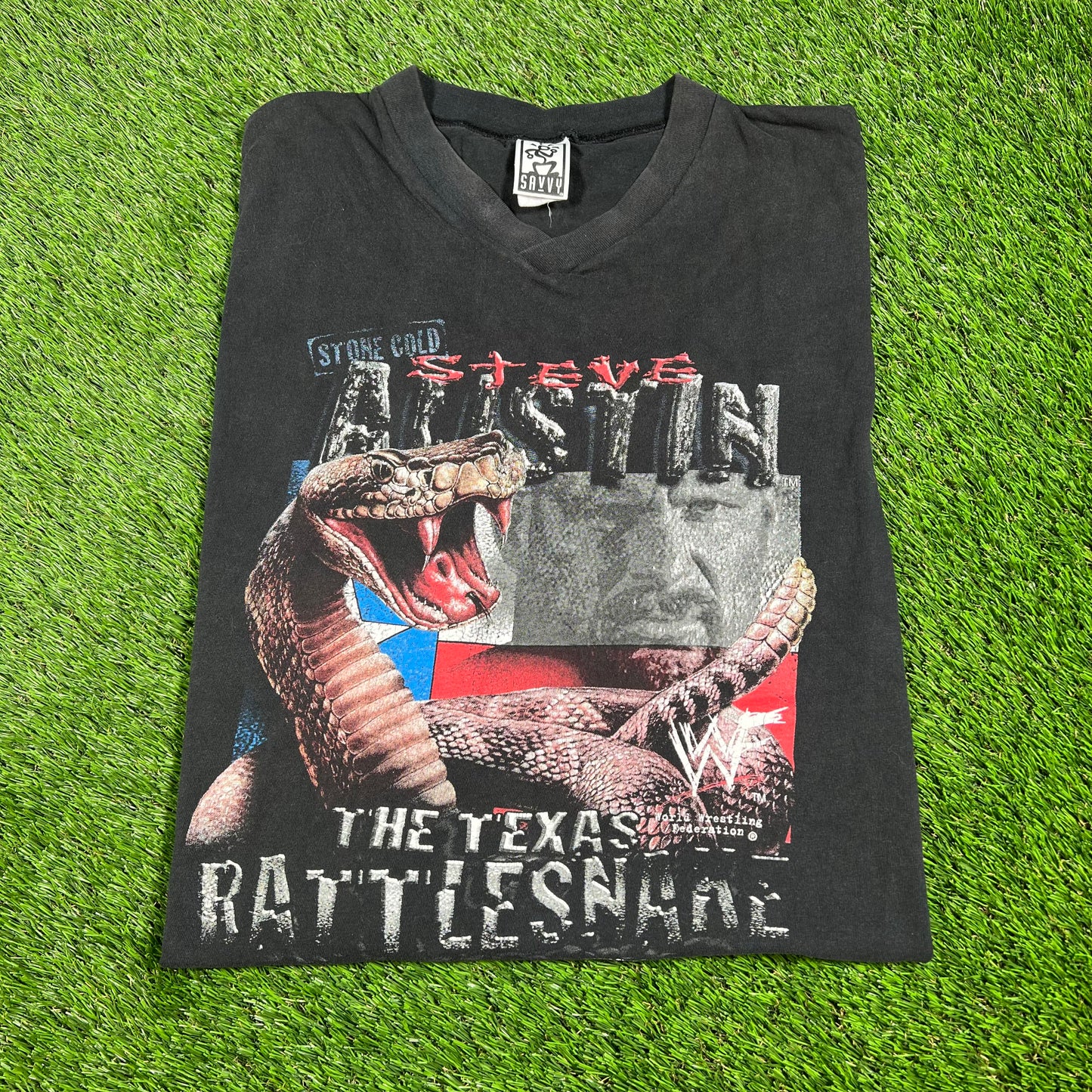 1999 Stone Cold Texas Rattlesnake Black Sleeveless Size XL USED v16576