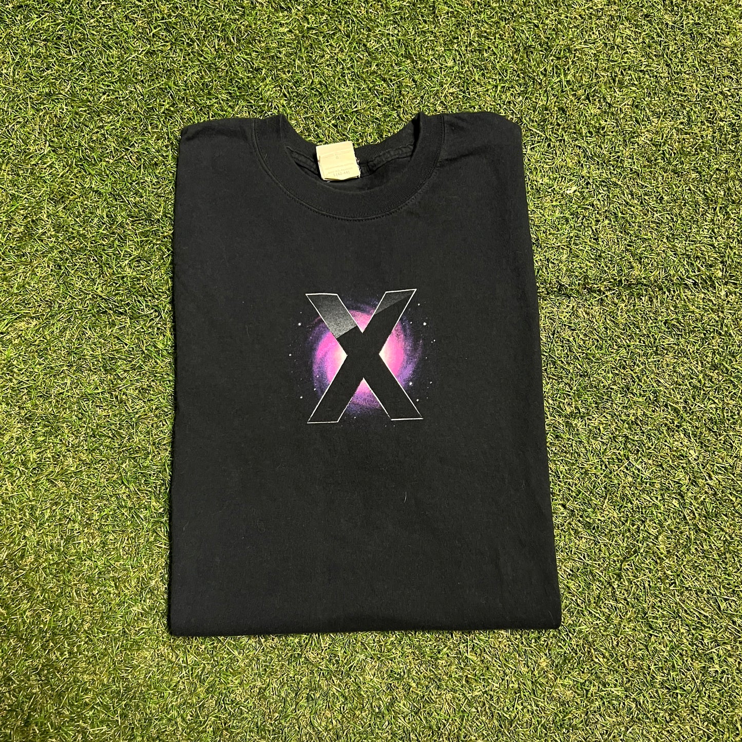 2010s Mac X Galazy Add a New Mac Black Tee Size Large USED v16255