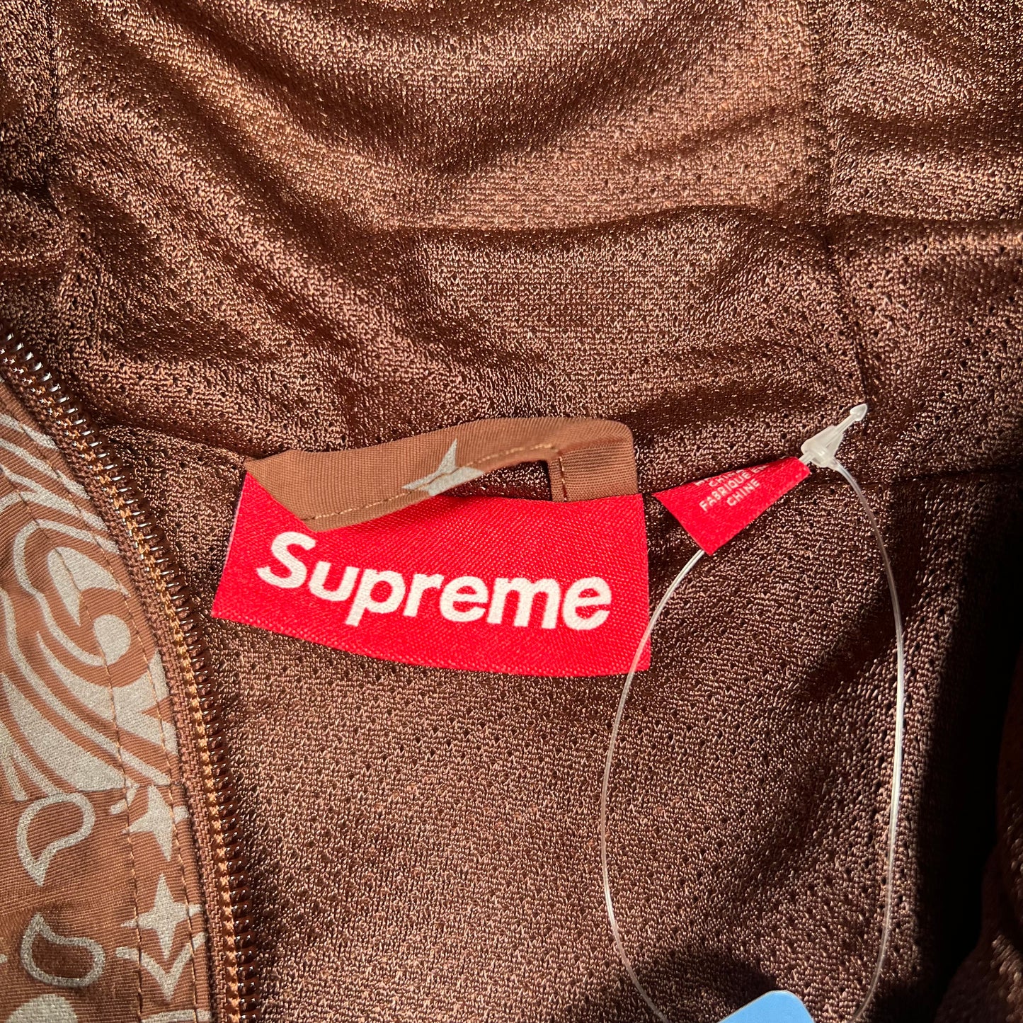 Supreme Reflective Bandana Brown Anorak (2026) Size XL NEW x17606