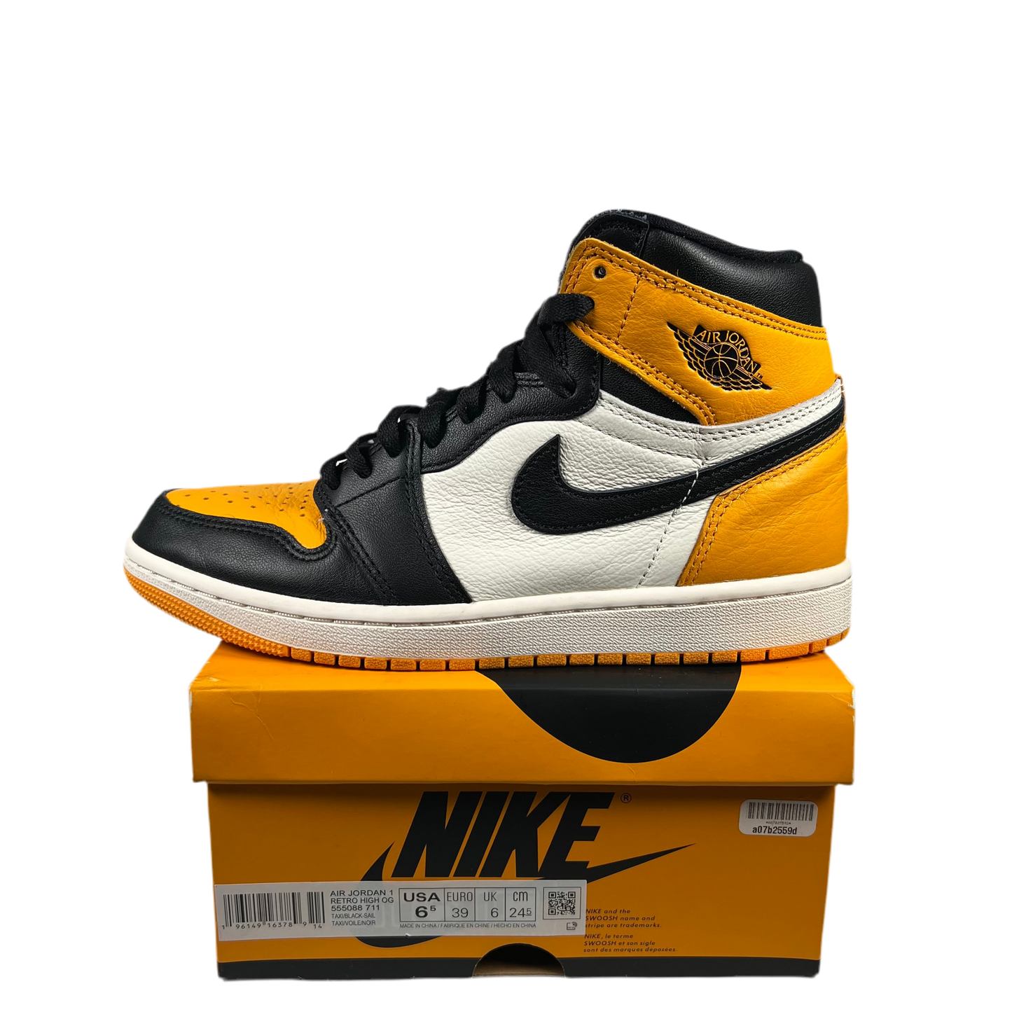 Jordan 1 High Taxi (2022) Size 6.5 USED s18125