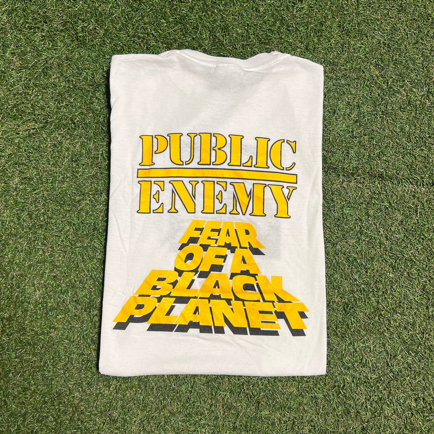 1990s Public Enemy "Fear of a Black Planet" Size Medium USED v16075
