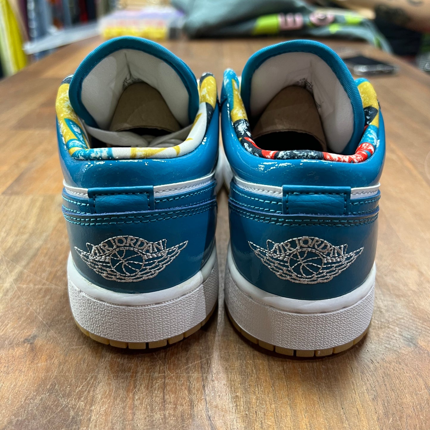 Jordan 1 Low Barcelona Size 4.5 NEW s16461