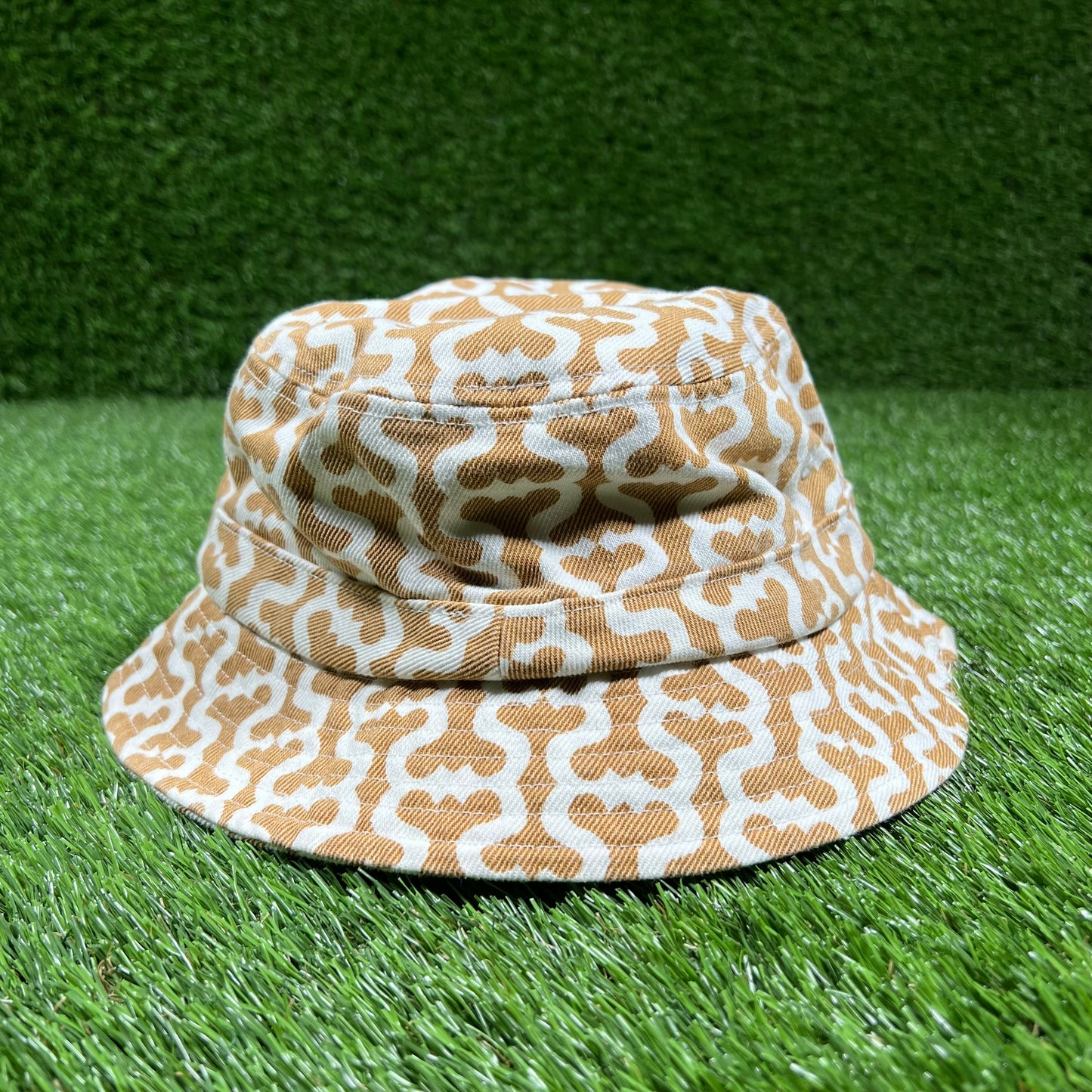 Supreme Tan Monogram Twill Crusher Size Medium/Large (2021) USED x14777