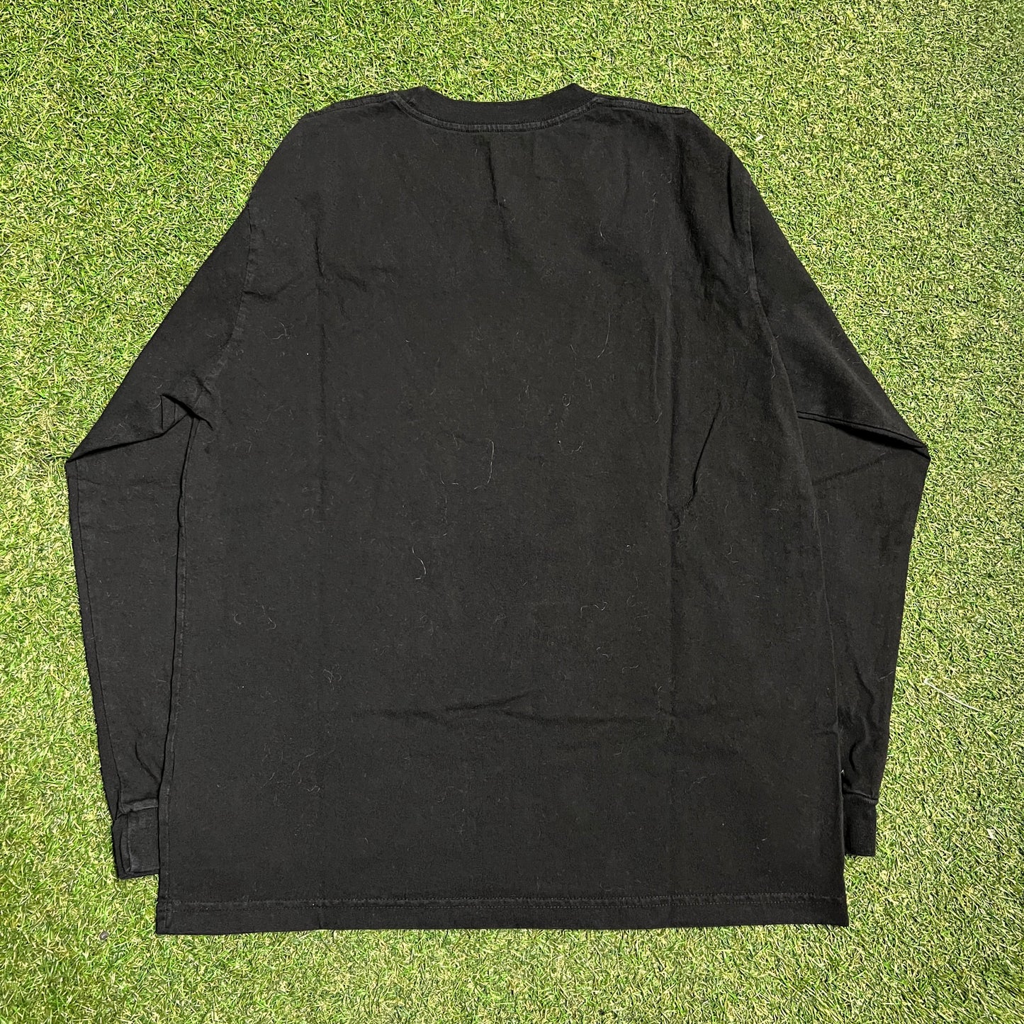 XO The Weeknd Dawn FM Red Circle Black Longsleeve Size Large USED x13600