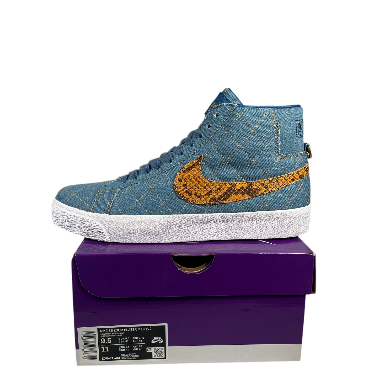 Nike SB Blazer Supreme Denim (2022) Size 9.5 NEW s17963