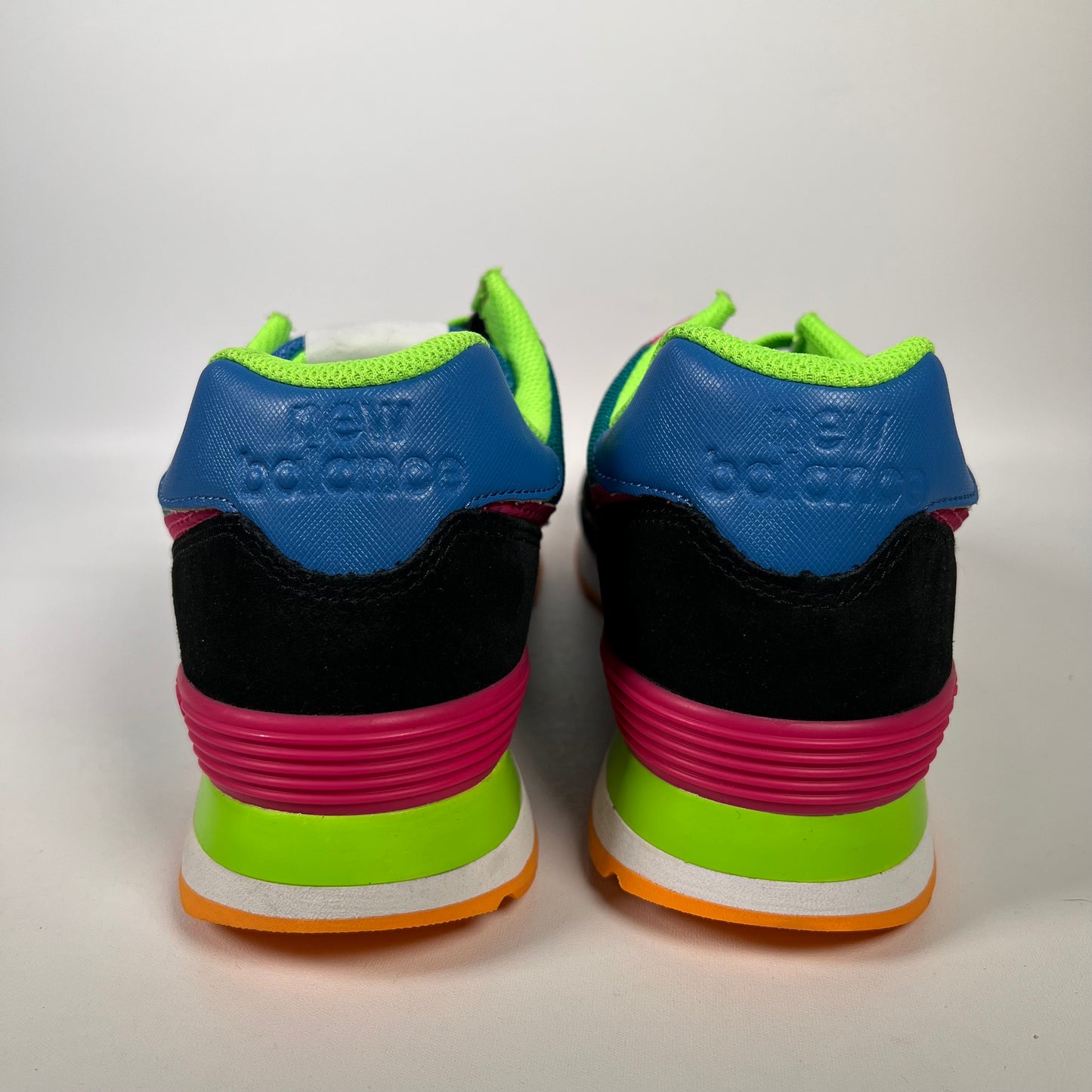 New Balance 574 Black Energy Lime (2020) Size 10.5 NEW s18756