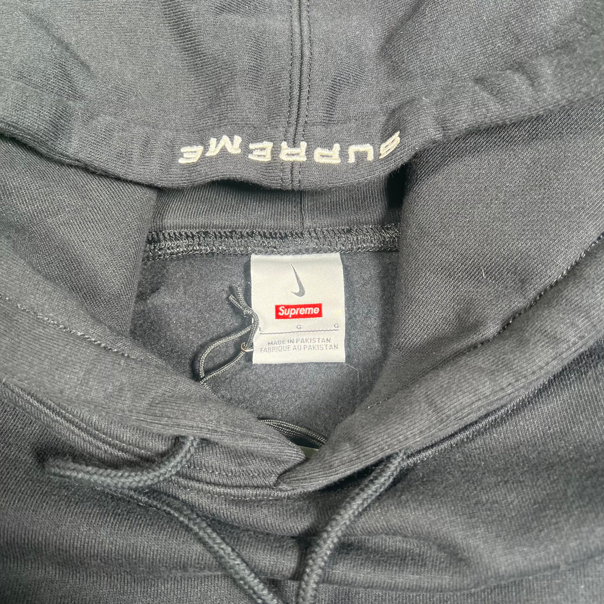 Supreme Nike Black Hoodie (2024) Size Large NEW x15931