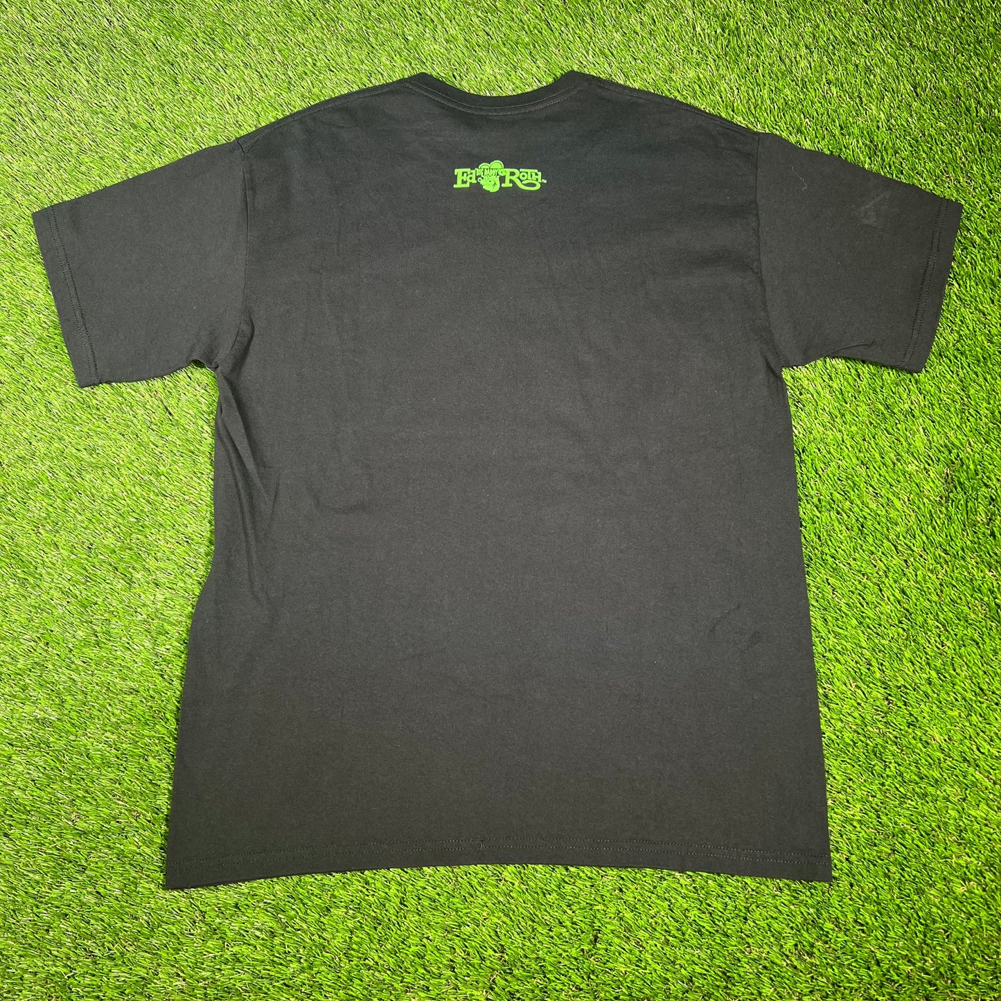 2008 Rat Fink Black Tee Size Large USED v16624