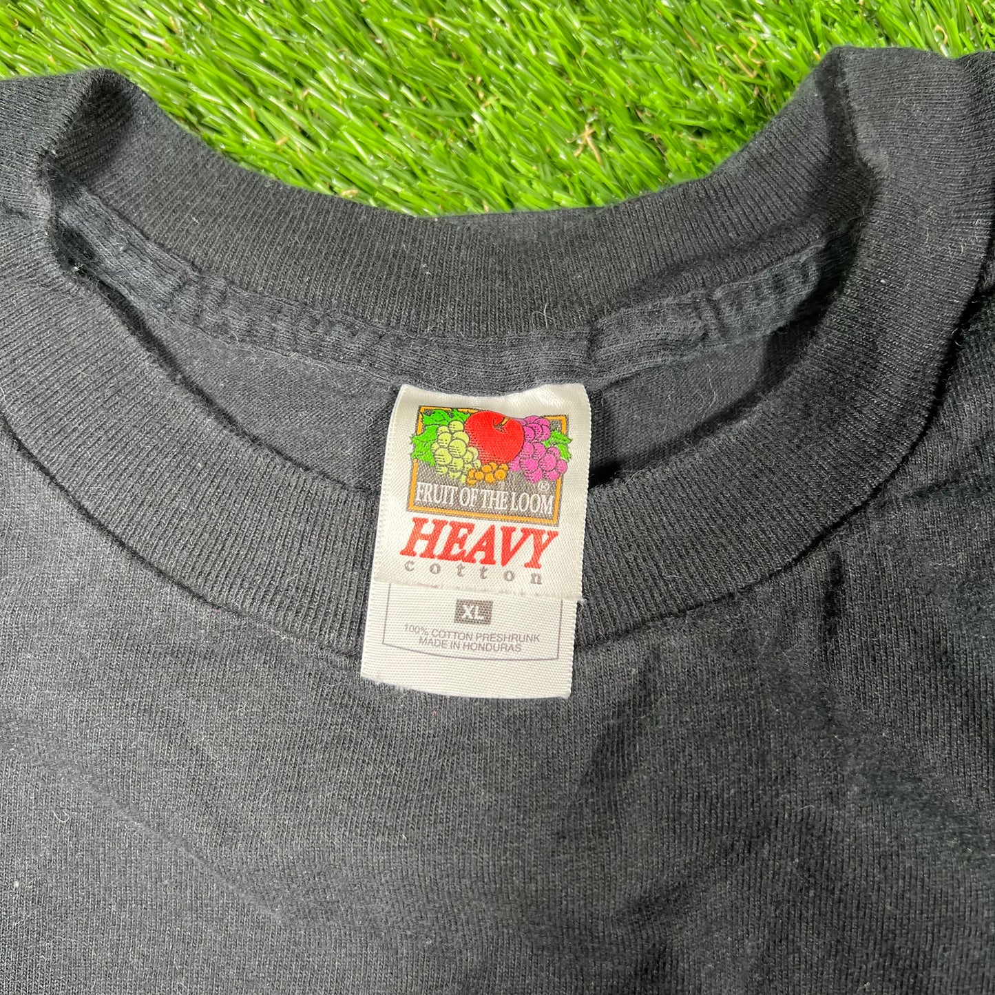 Y2K Tibet Museum Black Tee Size XL USED v16857