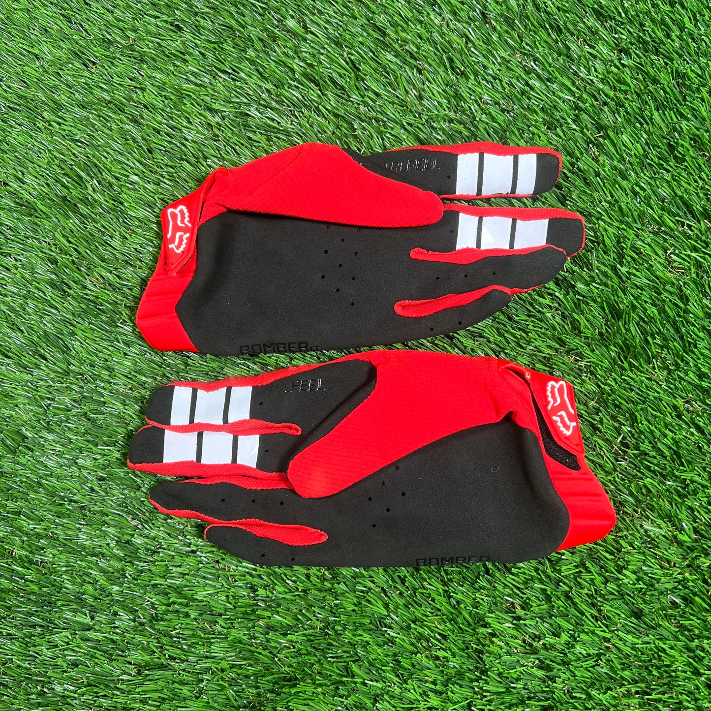 Supreme Fox Racing Red Biking Gloves Size Medium USED x14897