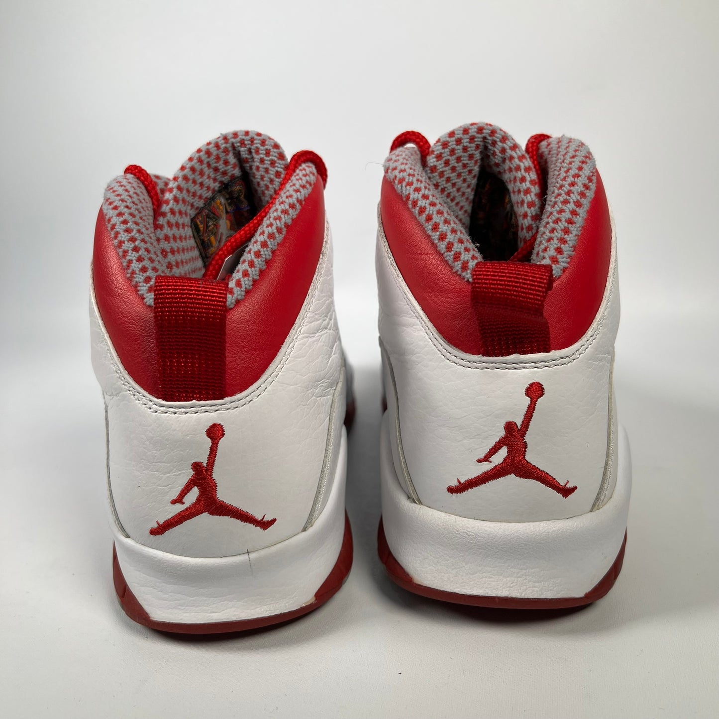 Jordan 10 Red Steel (2005) Size 8 USED s18390