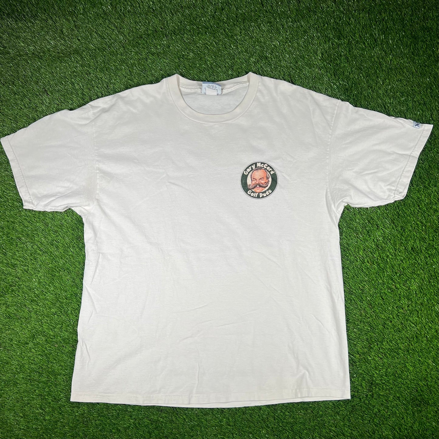 1990s Golf Duds "Nuke It" White Tee Size XXL USED v16817
