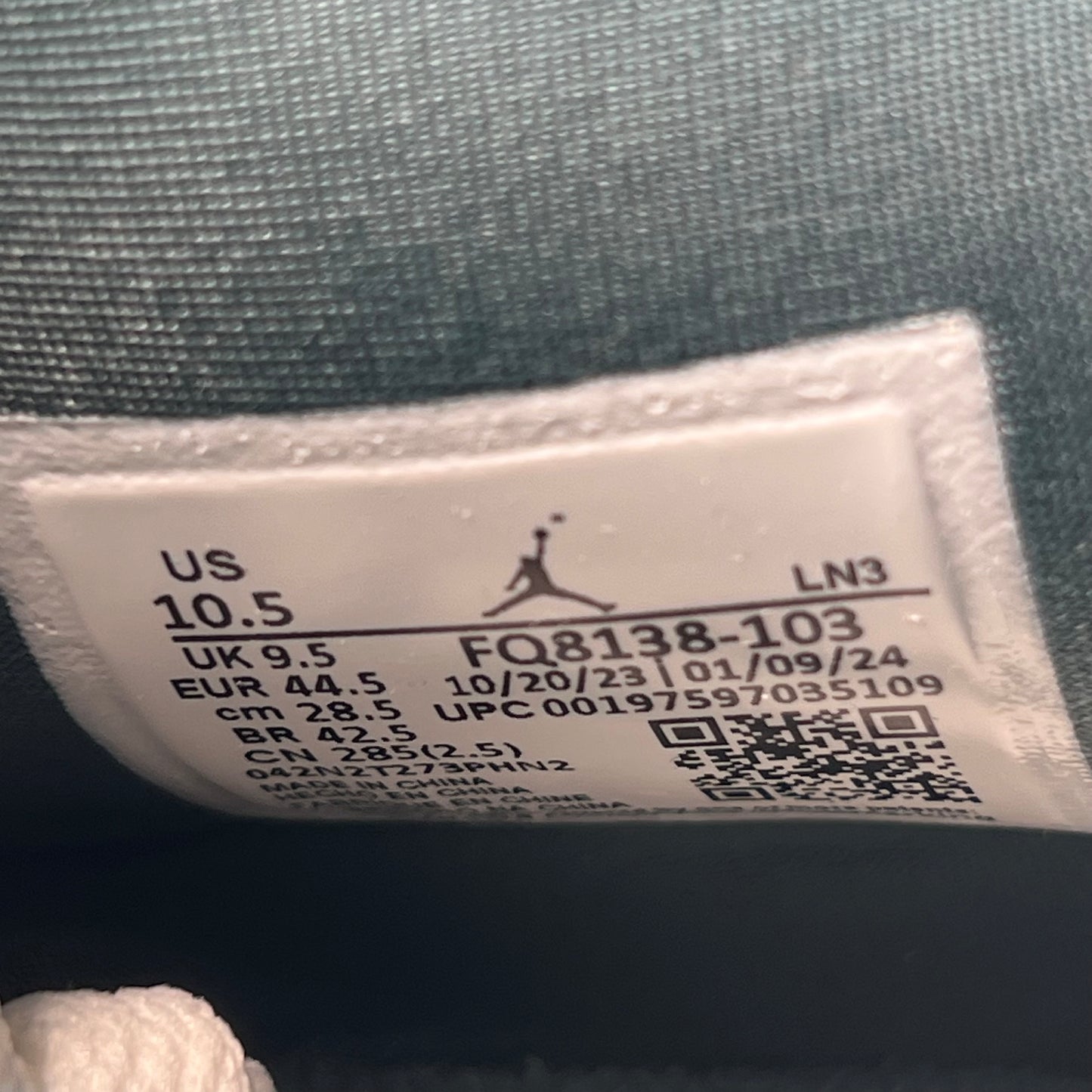 Jordan 4 Oxidized Green (2024) Size 10.5 NEW s21572