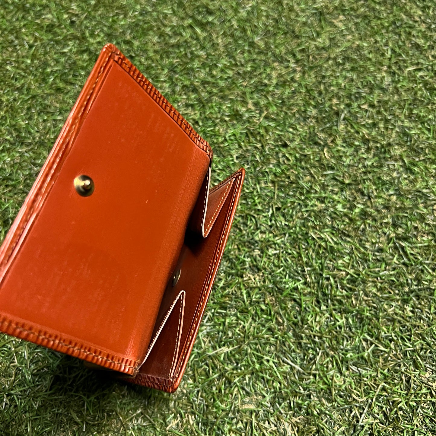 1990s Louis Vuitton Epi Leather Elise Trifold Brown Wallet USED x14071