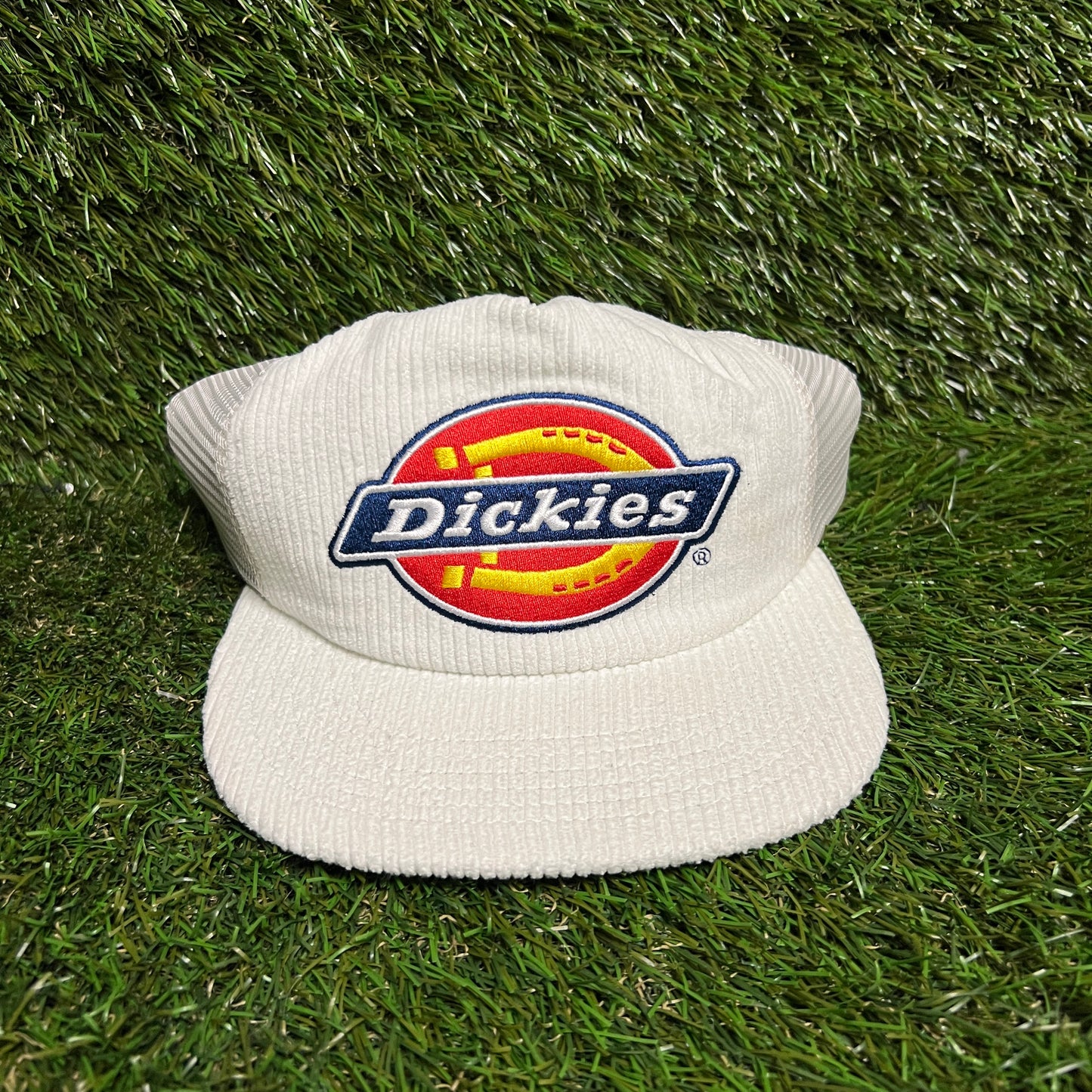 Supreme x Dickies White Corduroy Trucker Hat NEW x14192