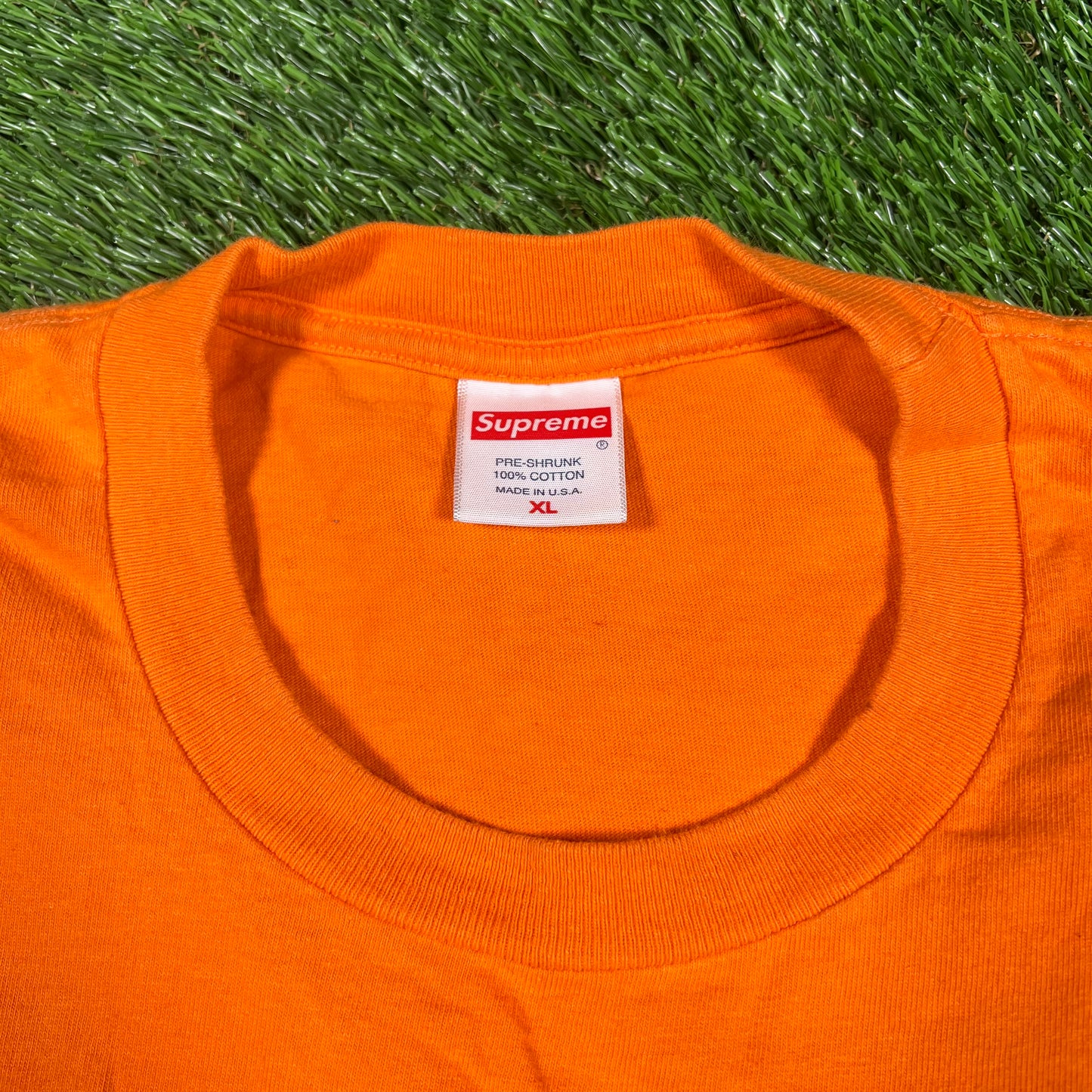 Supreme "Philosophy" Orange Tee (2022) Size XL USED s19928