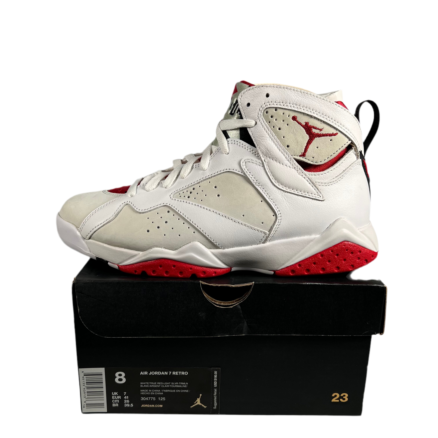 Jordan 7 Hare (2015) Size 8 NEW s17525