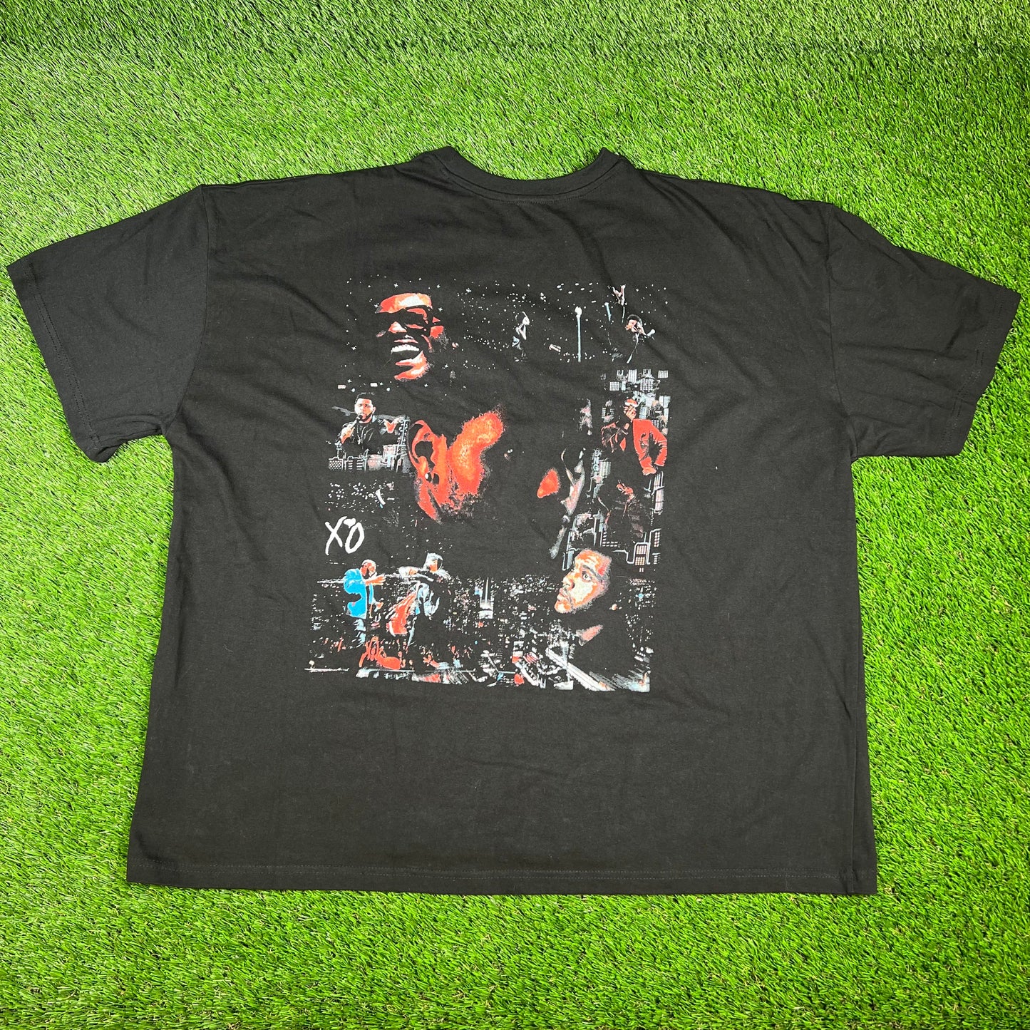 Sergio Calaobasas The Weeknd Rap Style Black Tee Size XXL USED x14352