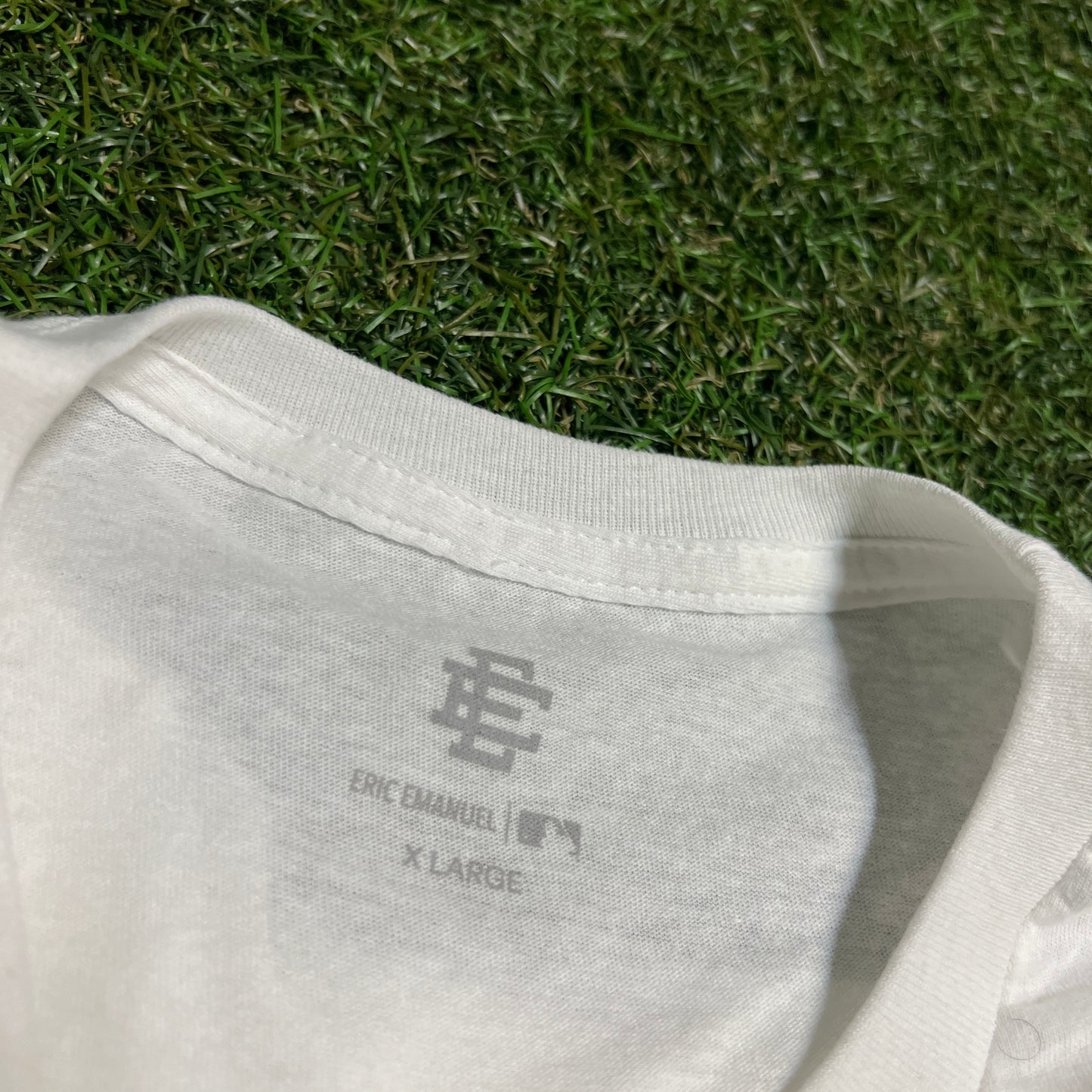 Eric Emanuel Yankees "All I Got" White Tee Size XL NEW x13776