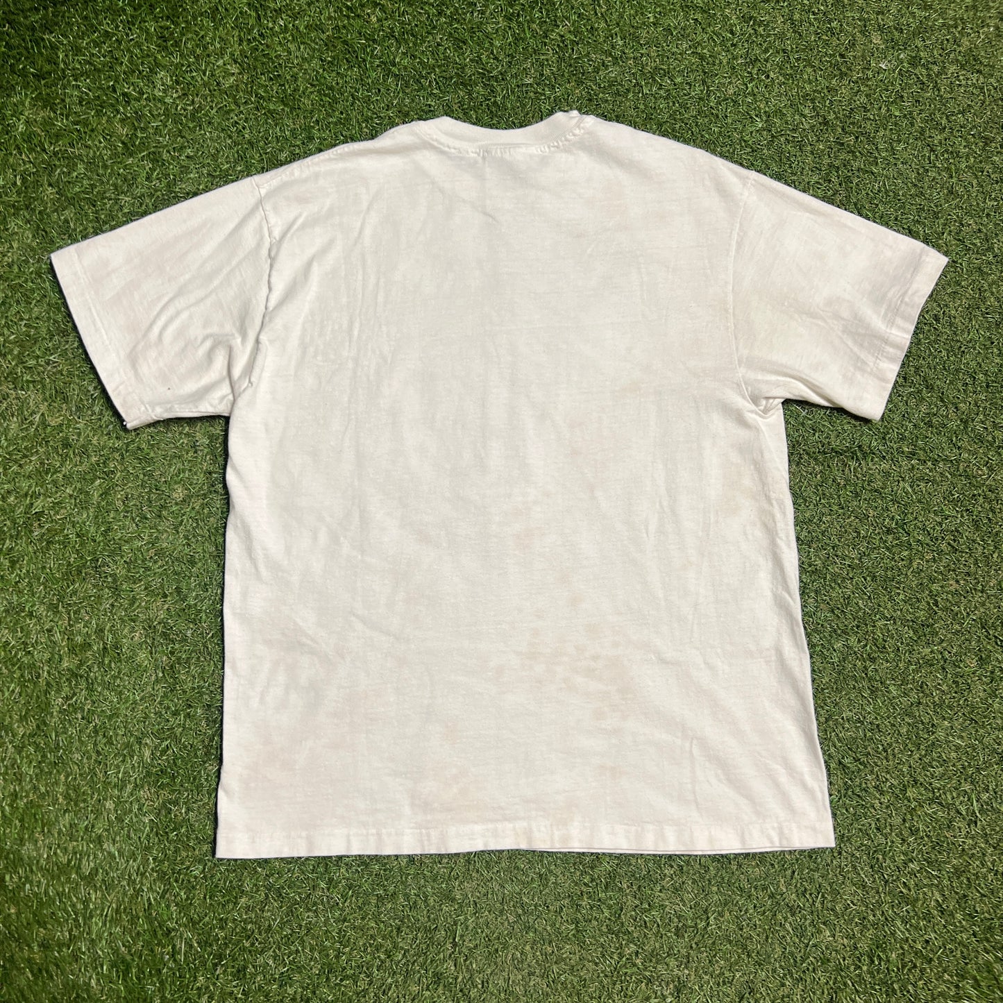 1990s BCW Brian Carson Williams Cartoon White Tee Size Large USED v16277