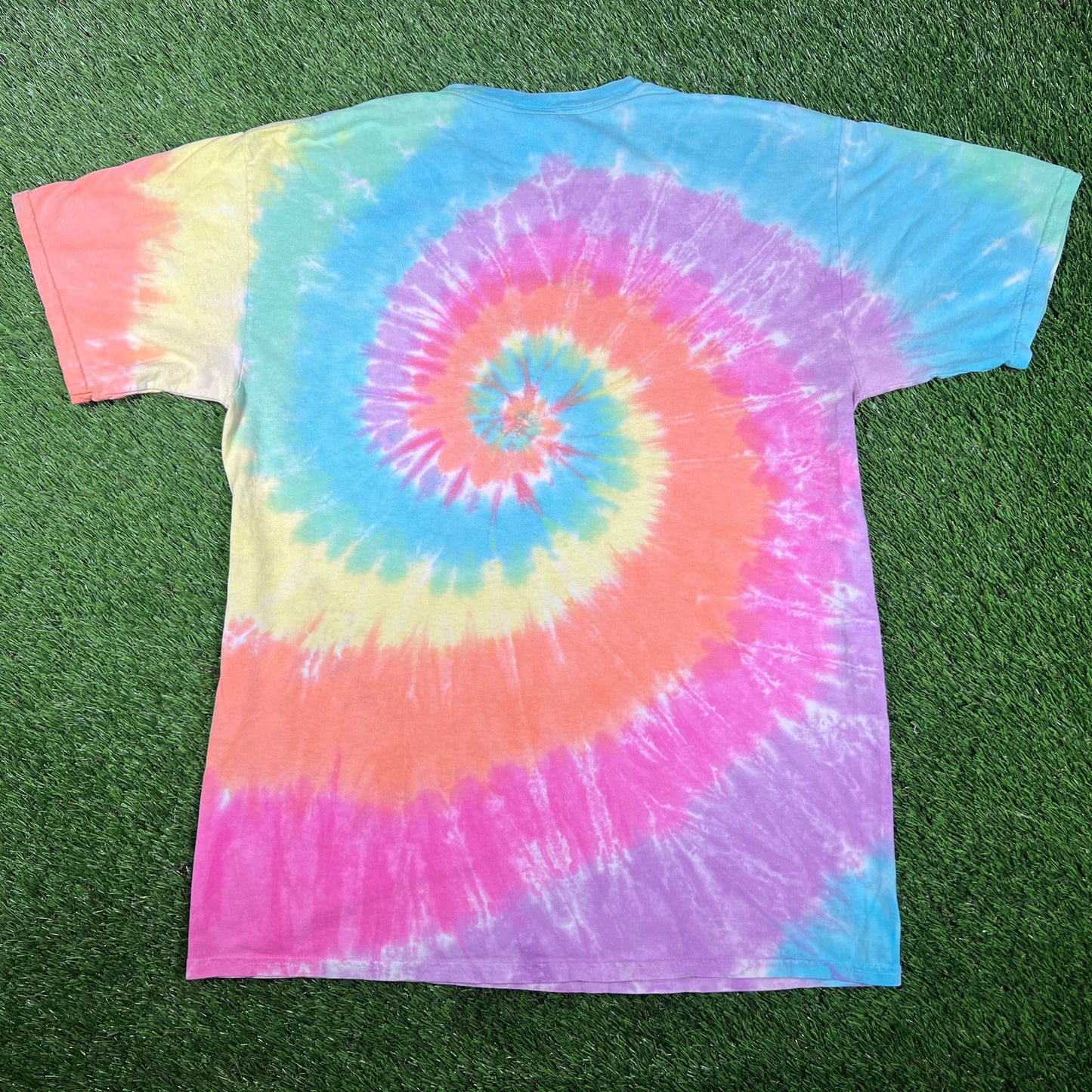1995 Grateful Dead Spiral Bears Tie Dye Tee Size Large USED v17066