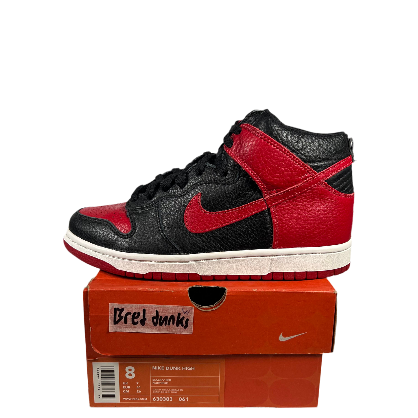 Nike SB Dunk High Bred (2000) Size 8 NEW s2743
