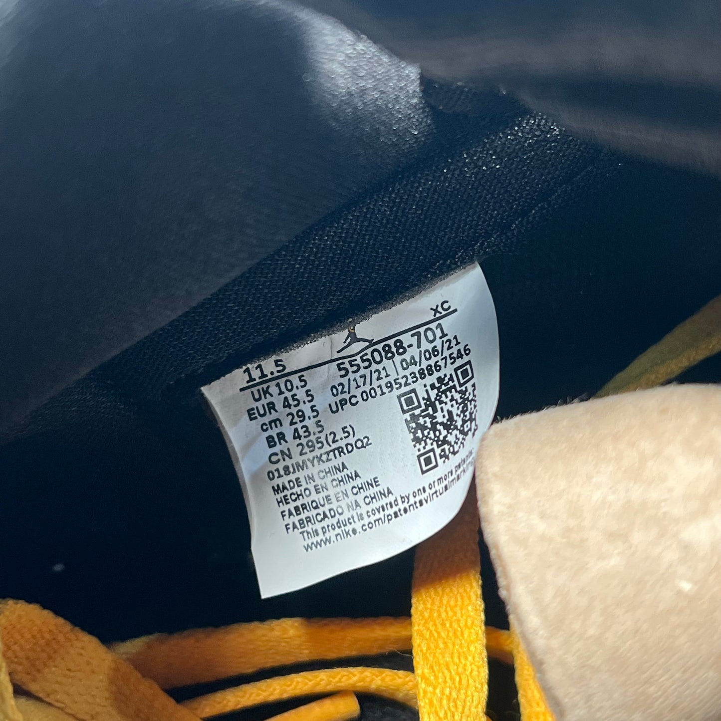 Jordan 1 Pollen (2021) Size 11.5 NEW s17650