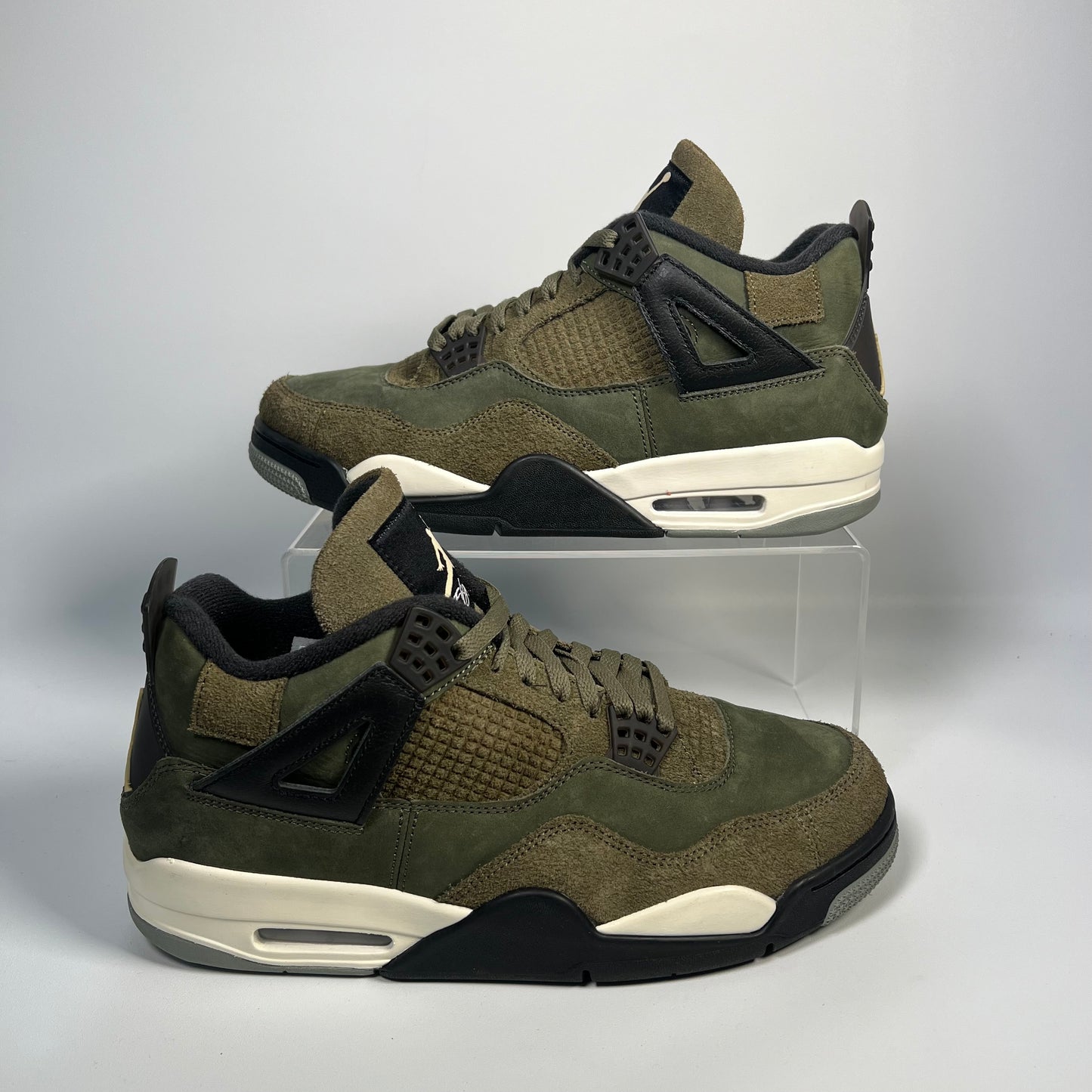 Jordan 4 Craft Medium Olive (2023) Size 10.5 USED s17544