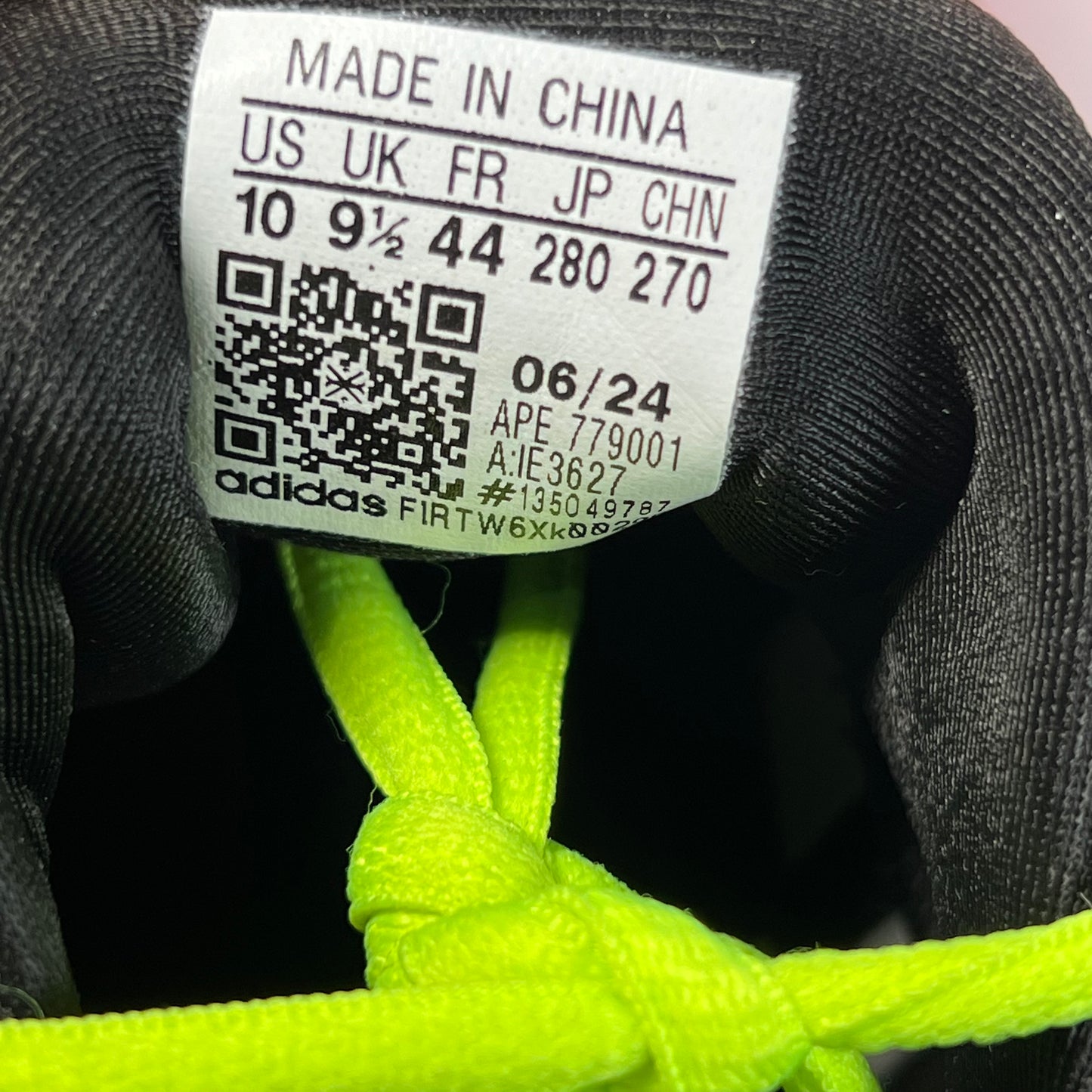 Adidas Dame 9 Solar (2024) Size 10 USED s22117
