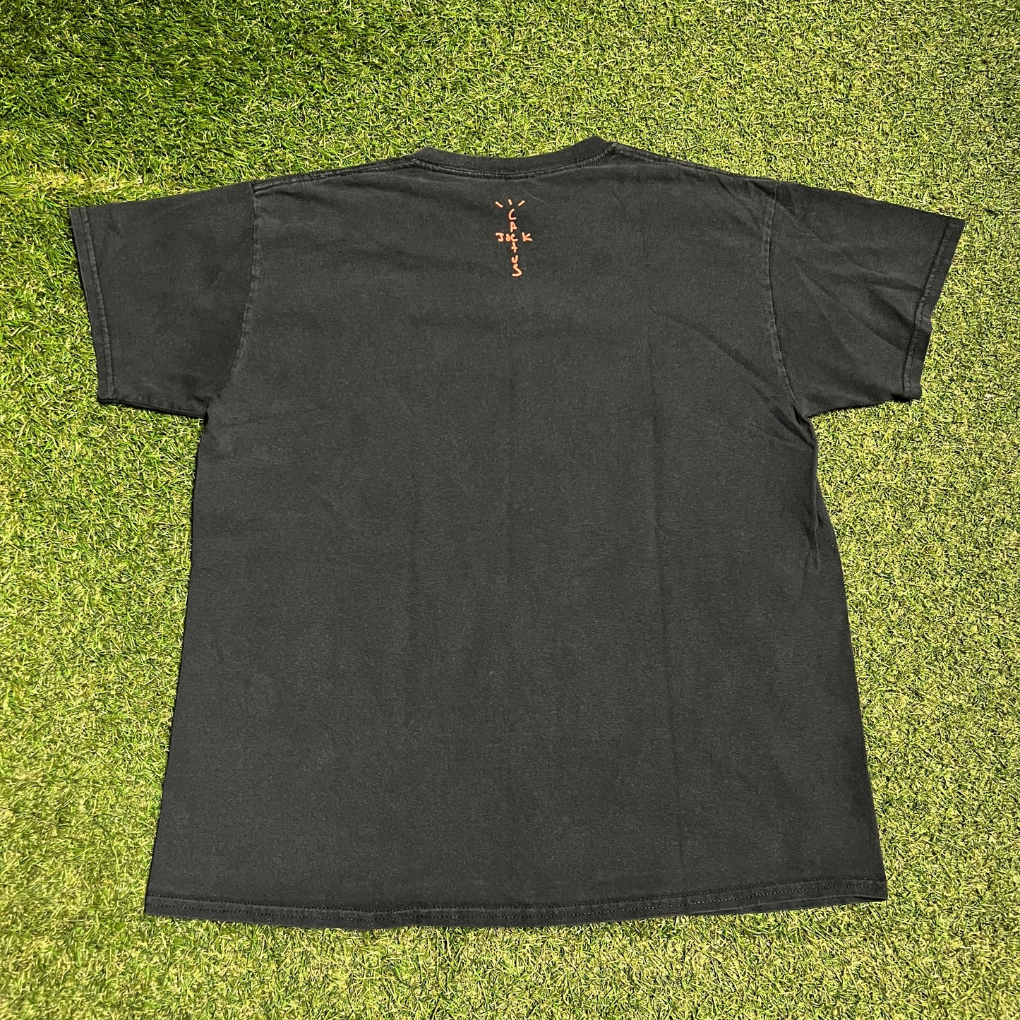 Travis Scott Cactus Jack McDonald Black Tee Size Medium USED x14224