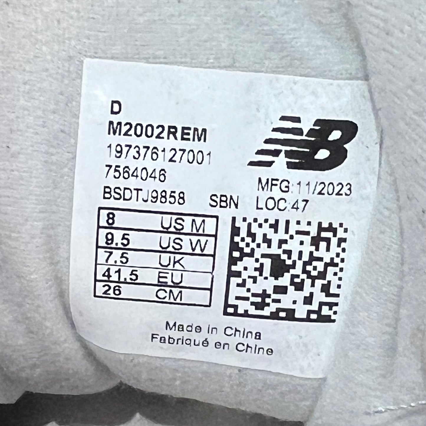 New Balance 2002R New Spruce Magnet (2024) Size 8 NEW s18514