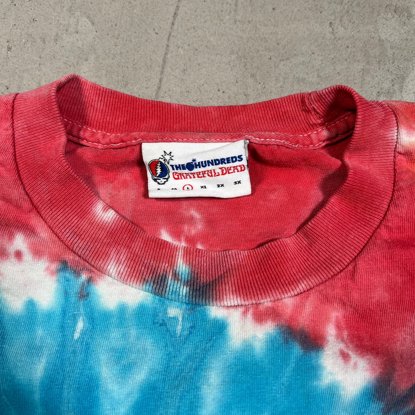 The Hundreds Grateful Dead Tie Dye Tee Size Large USED v19582