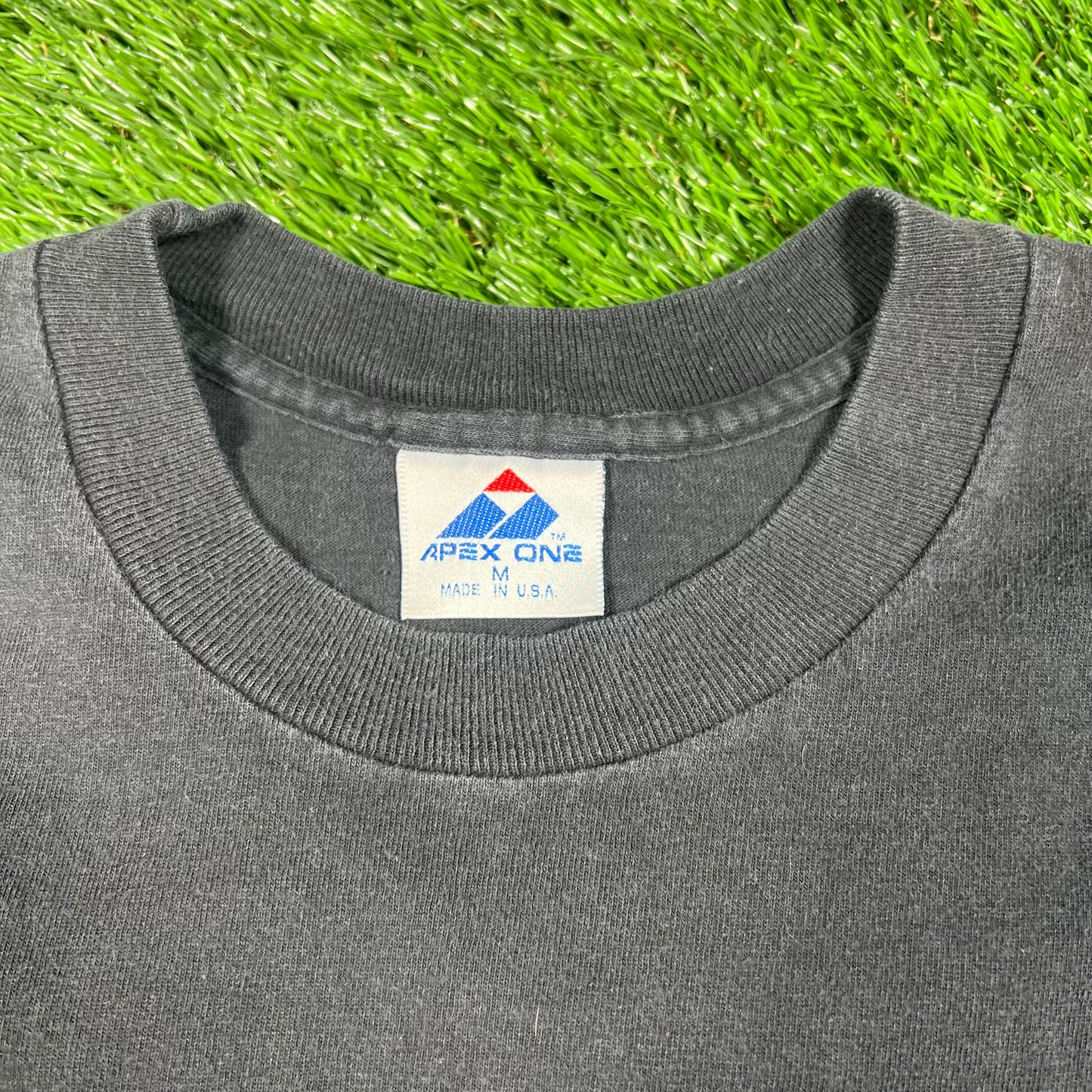 1990s Dayton Beach Flordia Black Tee Size Medium USED v17742