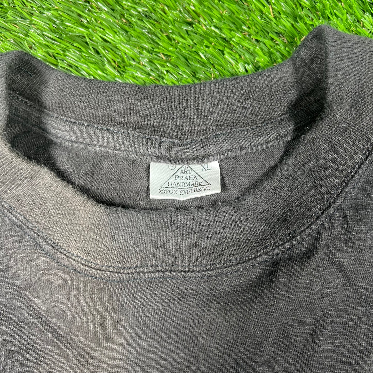 1991 Wa Mozart Prague Dancing in Street Black Tee Size XL USED v17204