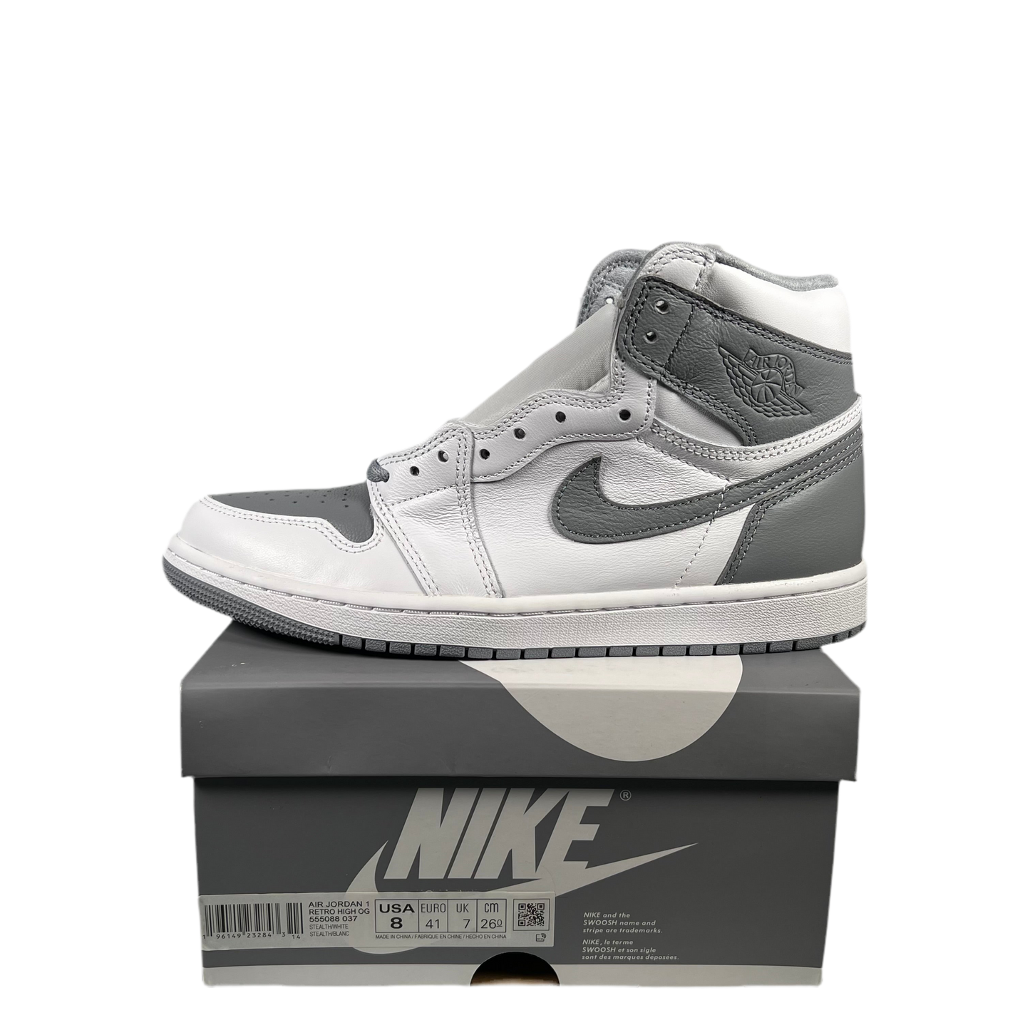 Jordan 1 High Stealth (2022) Size 8 NEW s18439