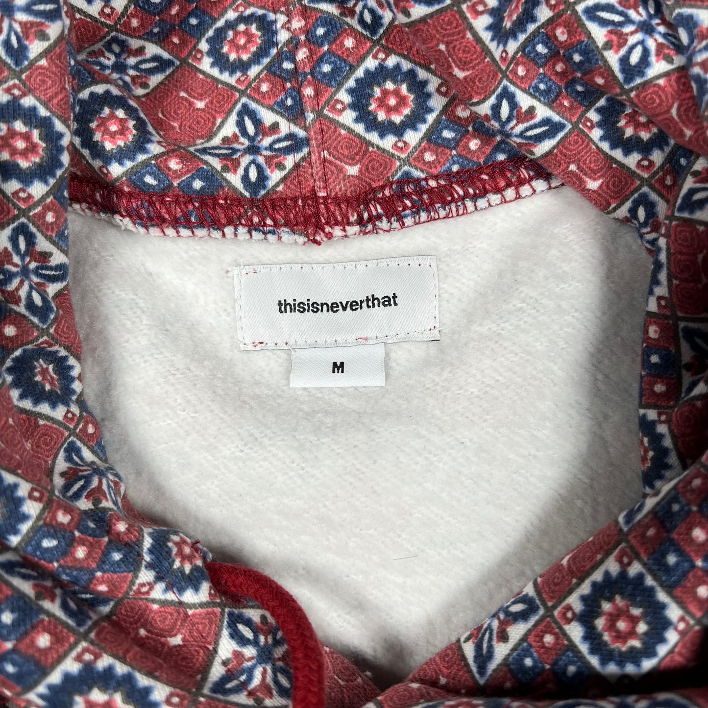 Thisneverthat AOP Hoodie Size Medium USED x14975