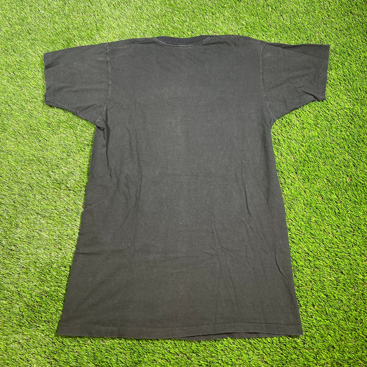 1977 YES Black Tour Tee Size Medium USED v16523