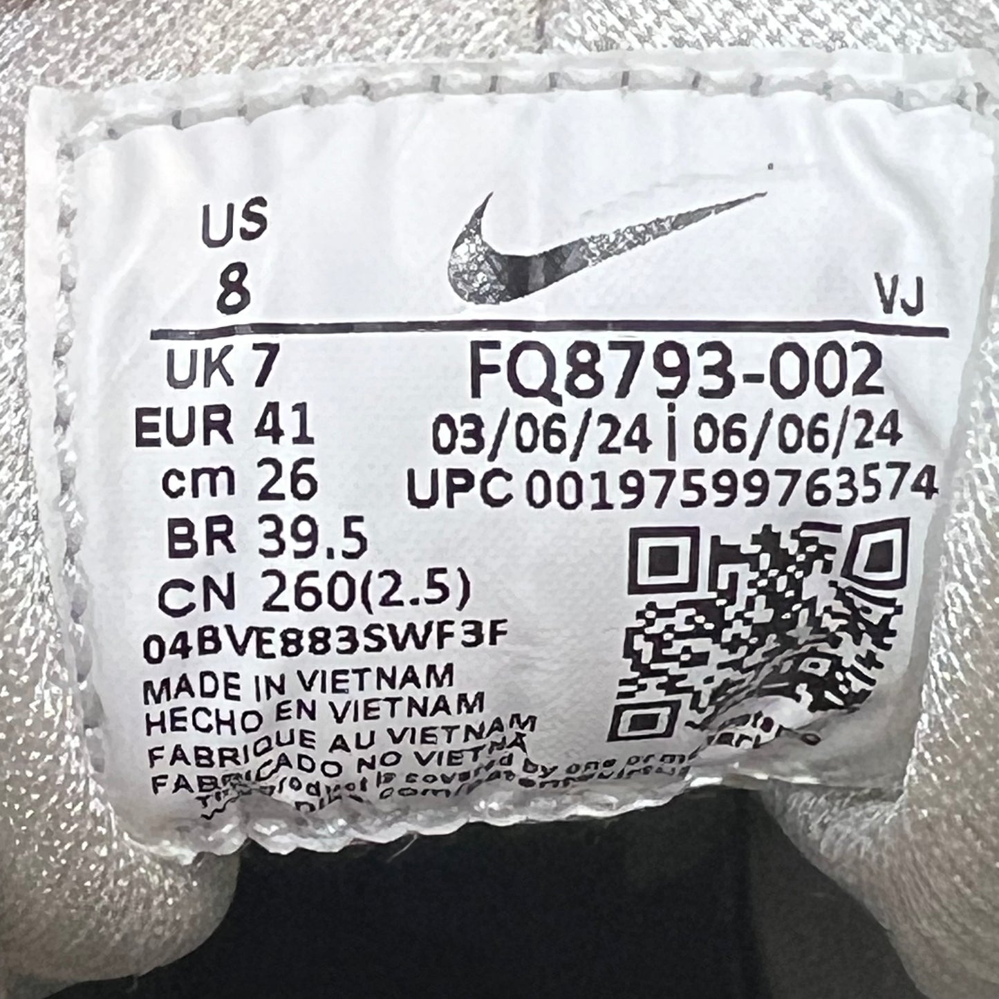 Nike Air Trainer Huarache Corteiz Light Bone New Size 8 S15226