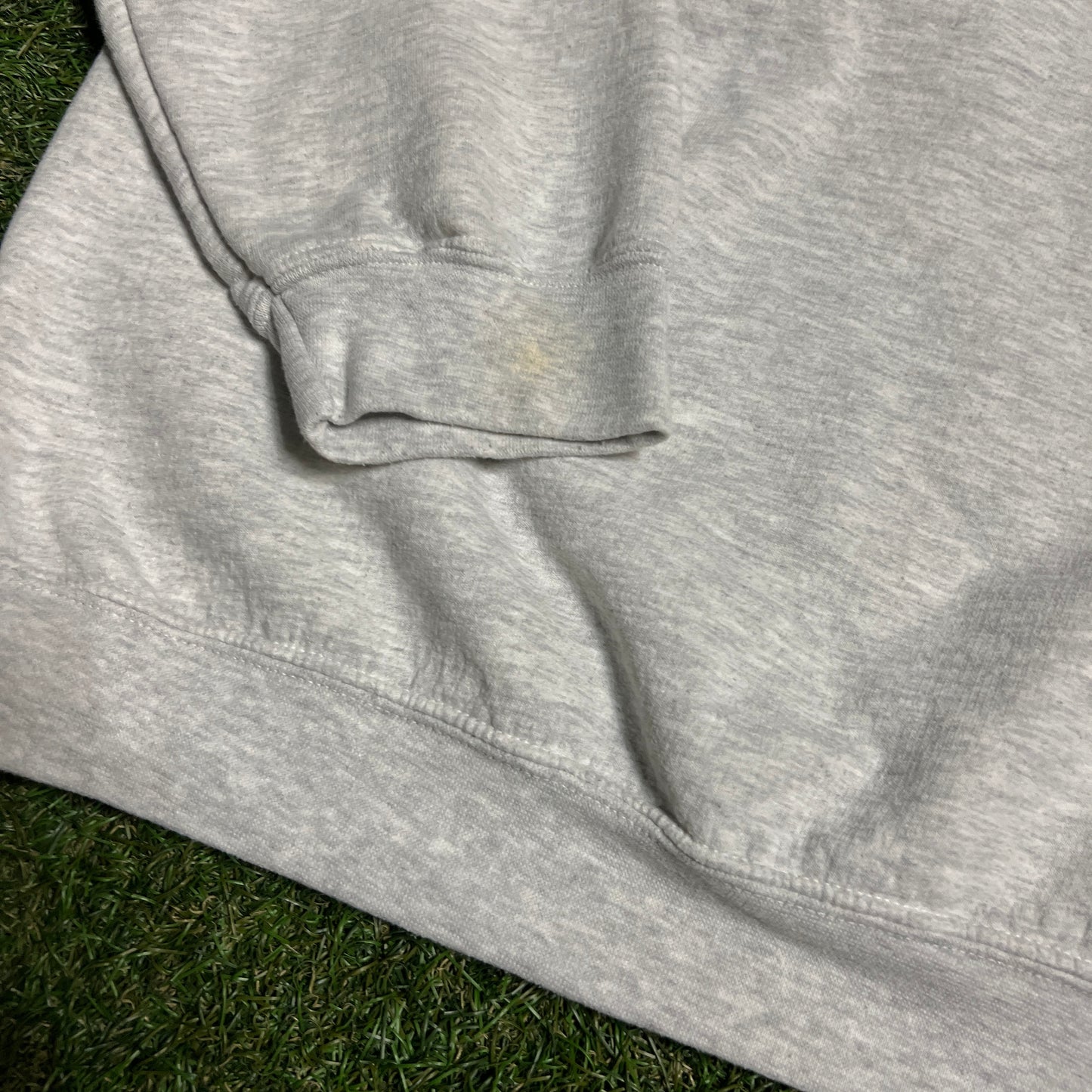 2012 Superbowl Giants Patriots Indianapolis Grey Crewneck Size XXL USED v16434