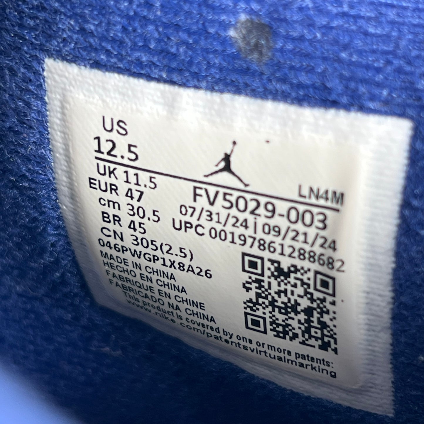 Jordan 4 Rare Air (White Lettering) (2025) Size 12.5 USED s22078