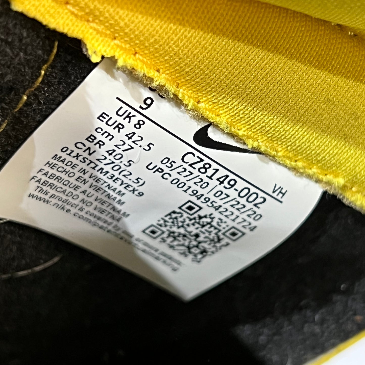 Nike Dunk High Iowa (2020) Size 9 USED s18762