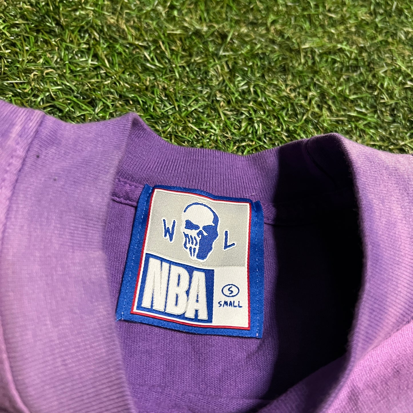 Warren Lotas Purple Sacramento Kings Longsleeve Size Small USED x14173