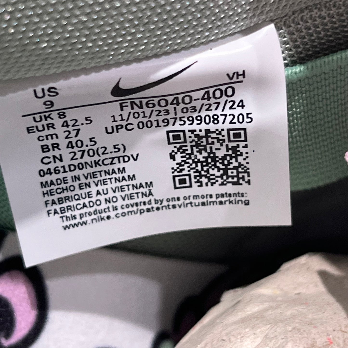 Nike SB Dunk Low Verdy Visty (2024) Size 9 NEW s18646