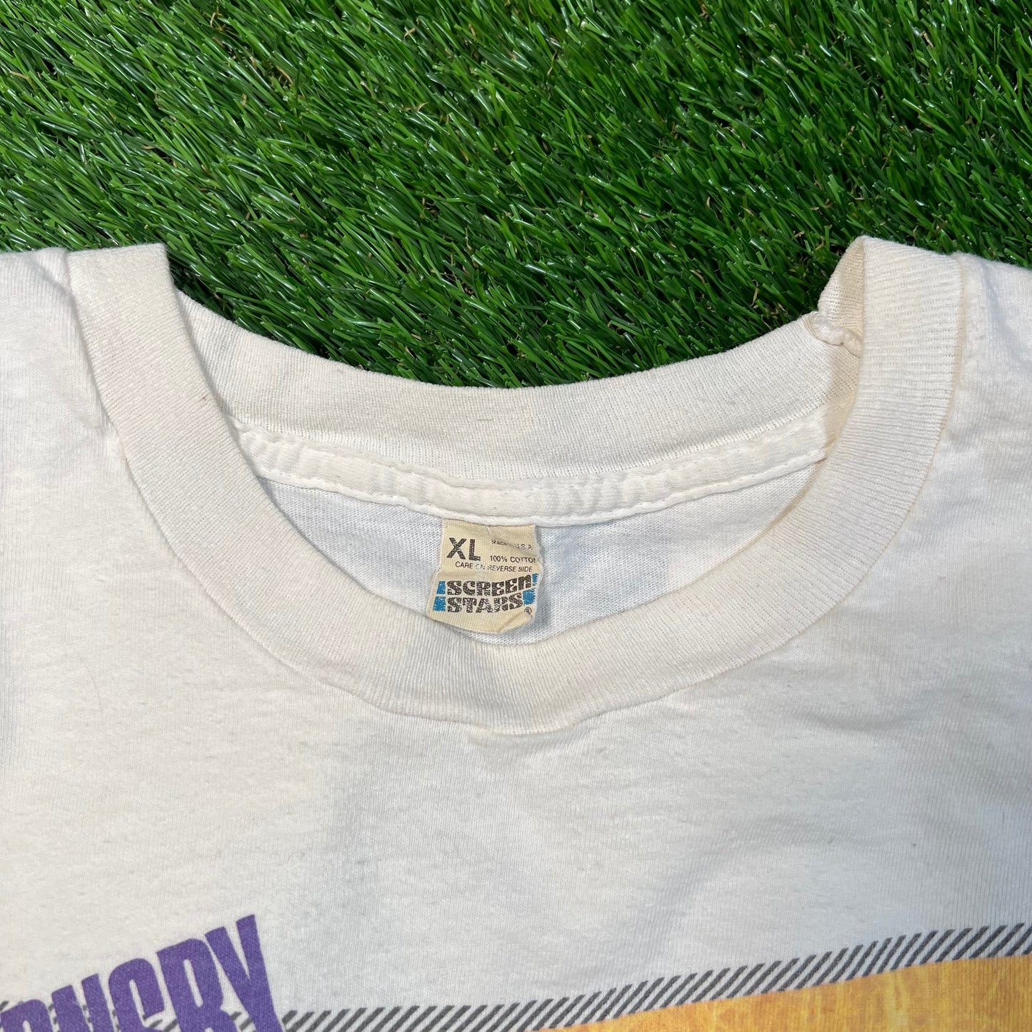 1988 Brice Hornsby and The Range White Tee Size XL USED v18686