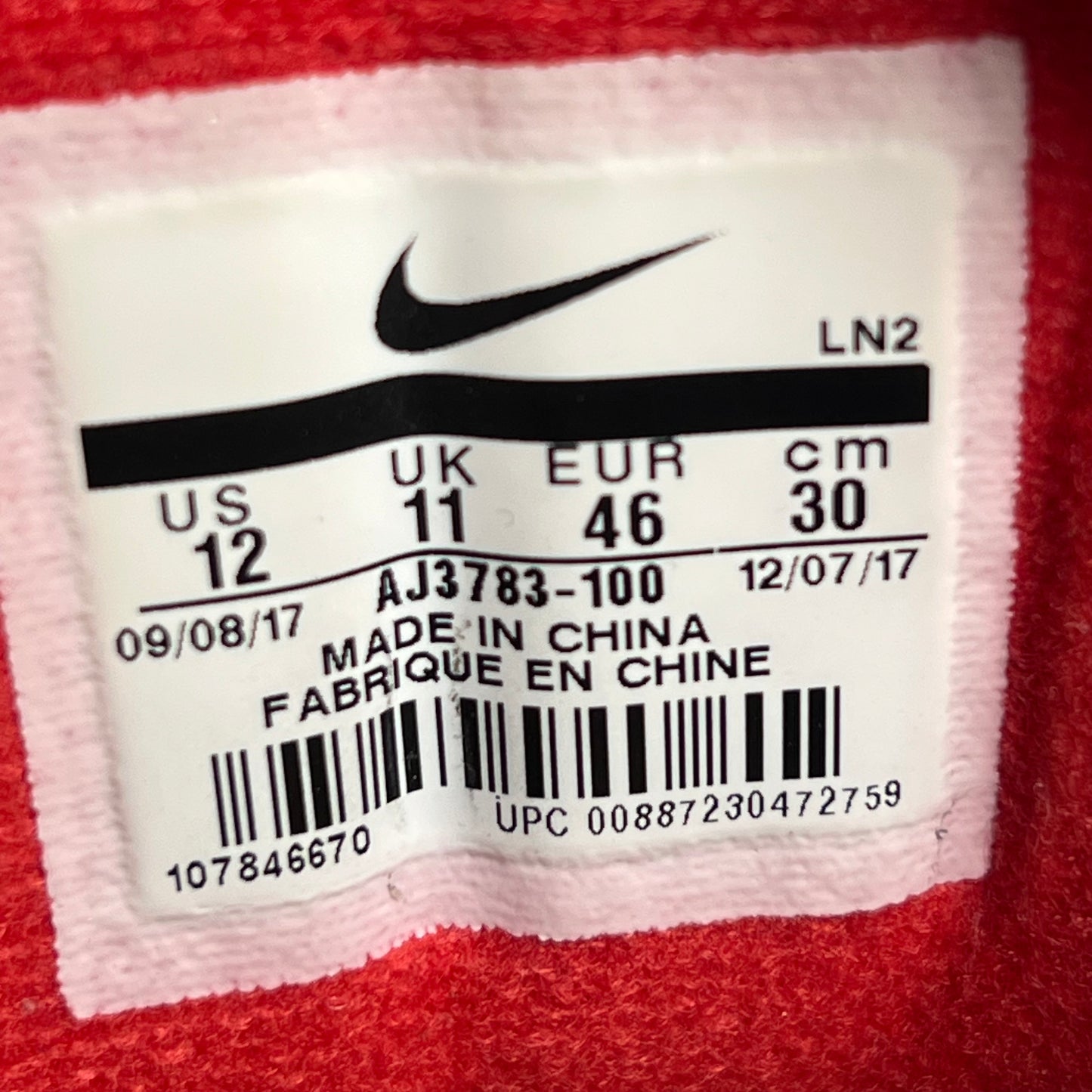 Jordan 3 White Cement Golf (2017) Size 12 USED s3293