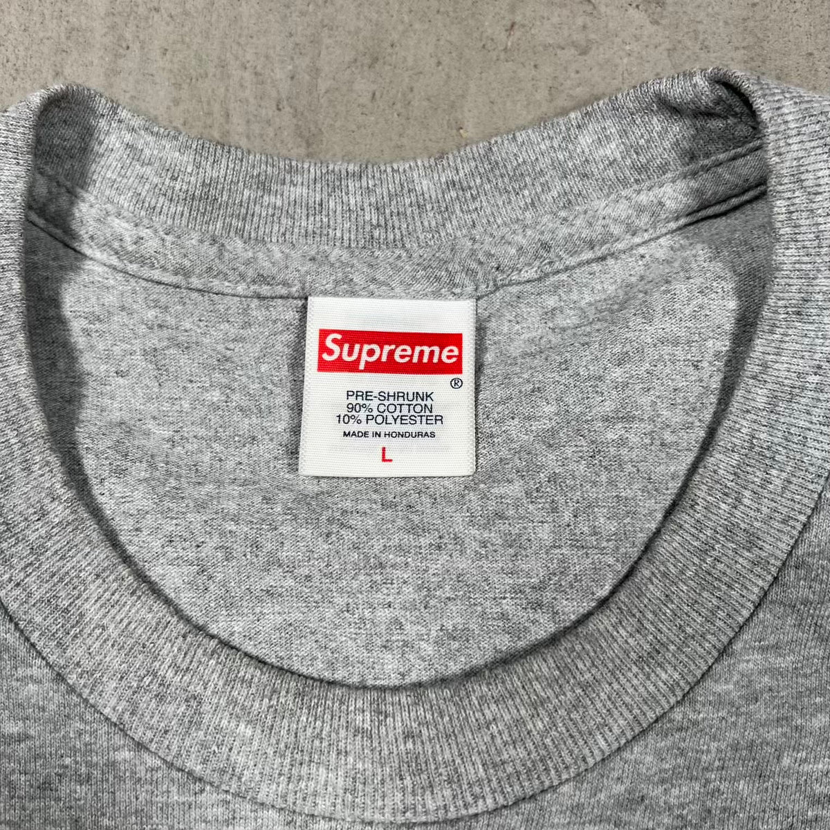 Supreme Aretha Tee Grey (2026) Size Large USED x18594