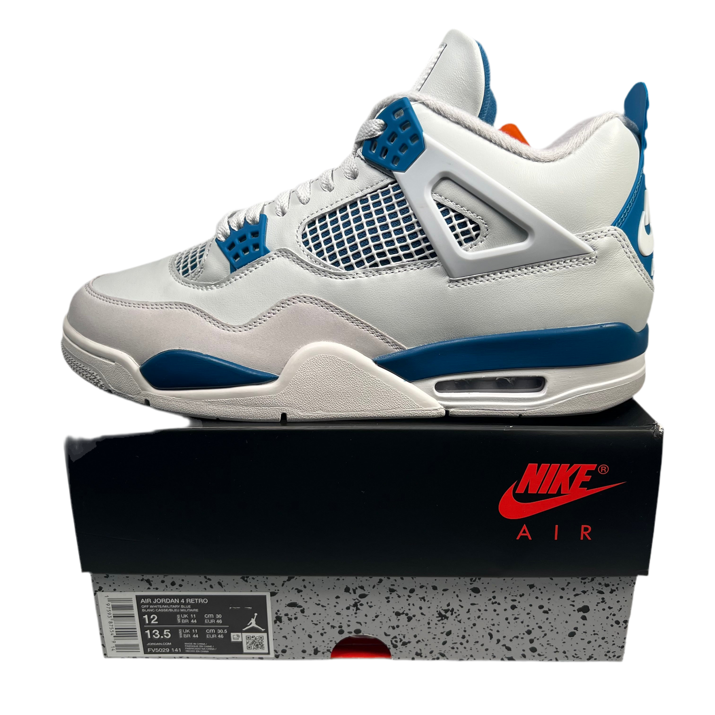 Jordan 4 Military Blue (2024) Size 12 NEW s17579