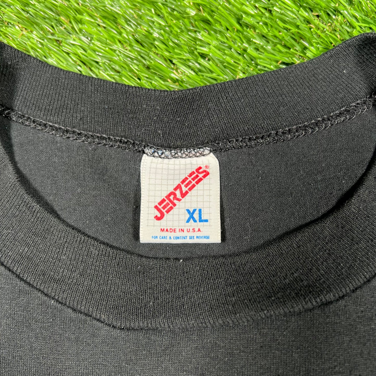 1992 Black American Cowboy Tee Size XL USED v17191