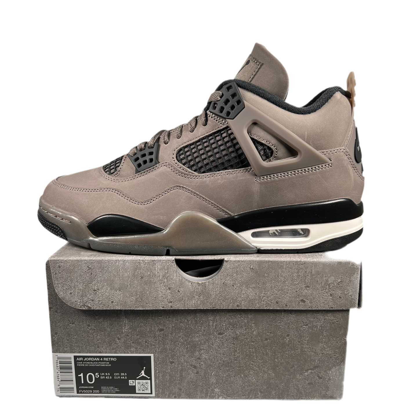 Jordan 4 Cave Stone (2025) Size 10.5 NEWE s18706